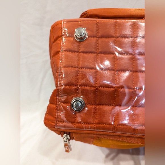 Lug Puddle Jumper Travel Commuter Overnight Weekend Gym Yoga Satchel Tote Bag - Picture 11 of 17